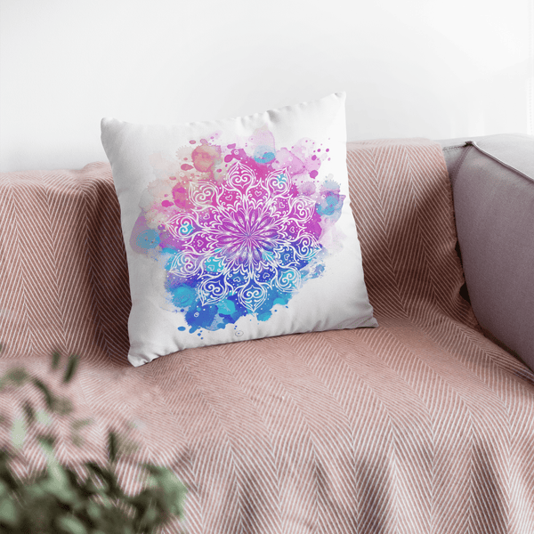 Watercolour Mandala Watercolour Mandala Cushion Cover