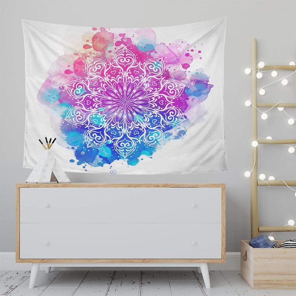 Watercolour Mandala Watercolour Mandala Tapestry