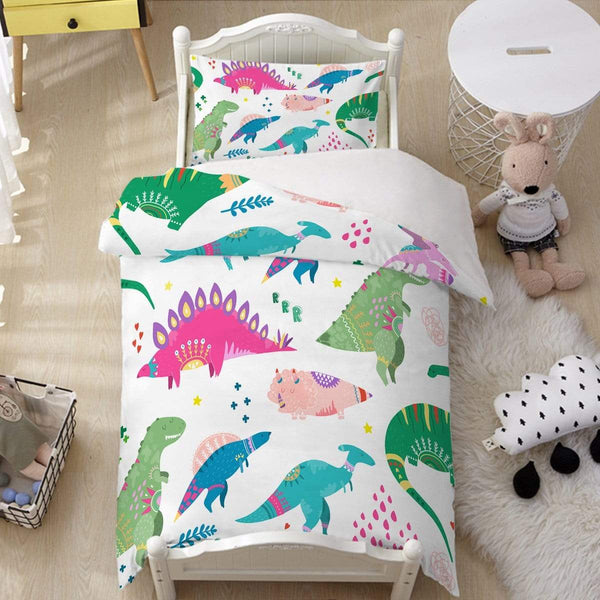 Dinosaur Wonderland Cot Dinosaur Wonderland Quilt Cover Set