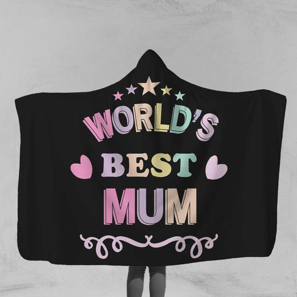 Personalised World's Best Personalised Hooded Blanket