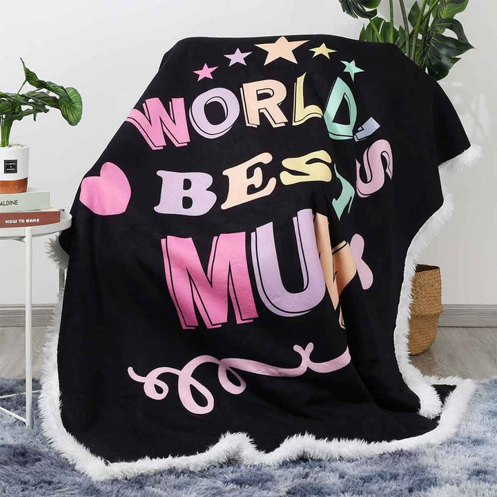 Personalised Plush Sherpa Blankets World's Best Personalised Blanket