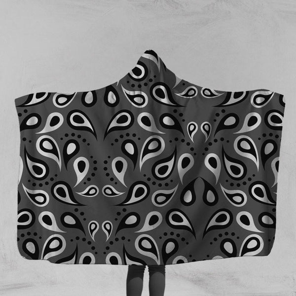 Yin Yang - Paisley Hooded Blanket-Yin Yang - Paisley-Little Squiffy