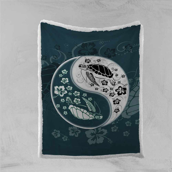 Yin Yang Sea Turtles Yin Yang Sea Turtles Blanket