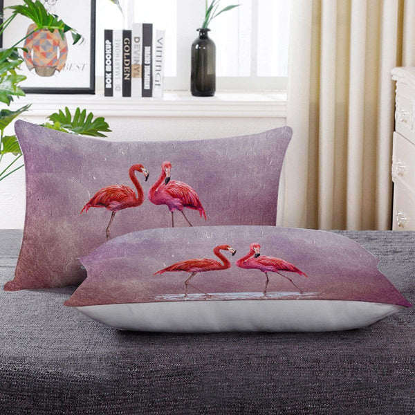 Pink Lake Flamingo Pink Lake Flamingo Pillow Cases