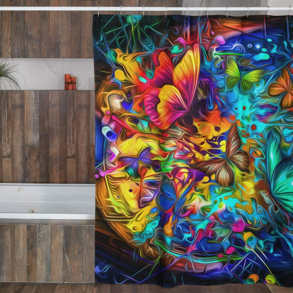 Butterfly Burst Butterfly Burst Shower Curtain