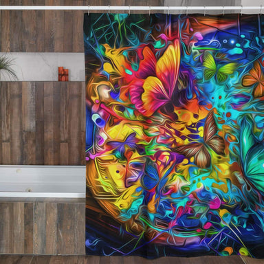 Butterfly Burst Butterfly Burst Shower Curtain