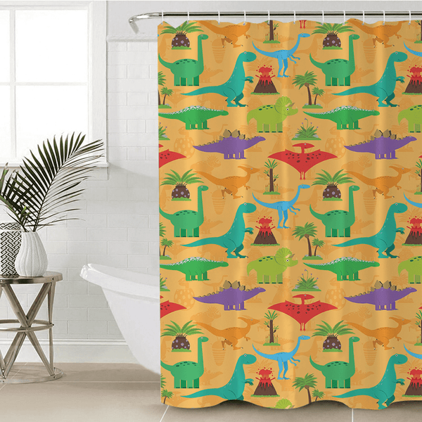 Dinosaur Mania Dinosaur Mania Shower Curtain