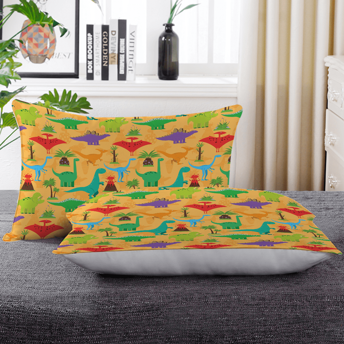 Dinosaur Mania Dinosaur Mania Pillow Cases