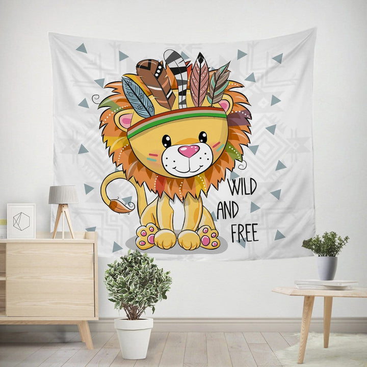 Wild and Free Cub Wild and Free Cub Tapestry
