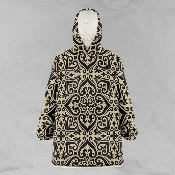 Anacaona Oversized Floofy Hoodie - Golden Flower-Anacaona - Golden Flower-Little Squiffy