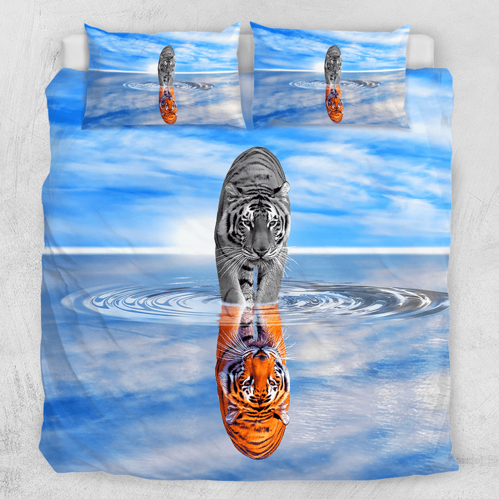 Tiger King - Reflection Tiger King - Reflection Quilt Cover Set