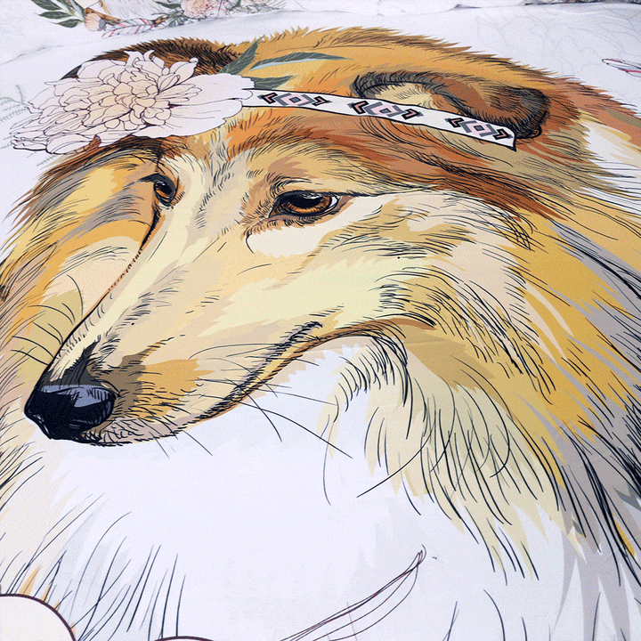 Lassie Collie Lassie Collie Quilt Cover Set