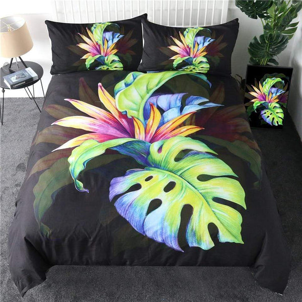 Tropical Strelitzia Tropical Strelitzia Quilt Cover Set