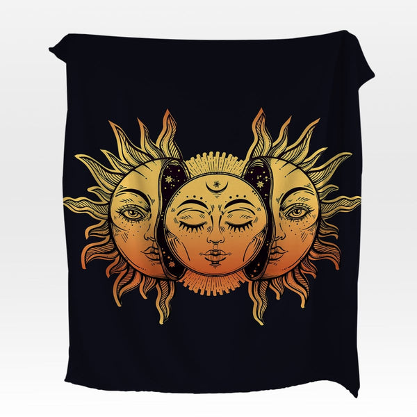 Sun And Moon Sun And Moon Squiffy Minky Blanket