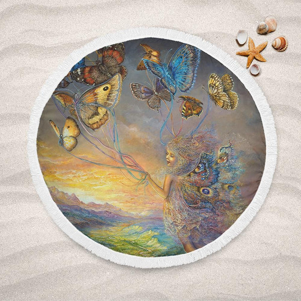 Josephine Wall Up And Away Lightweight Beach Towel